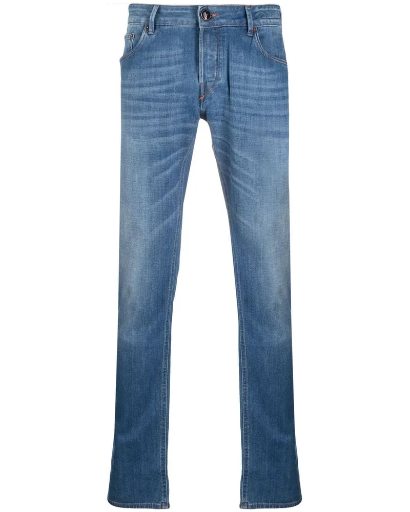 Hand Picked Orvieto Slim-Fit-Jeans Blau