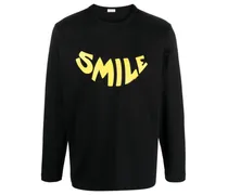 Sweatshirt mit Smile-Print