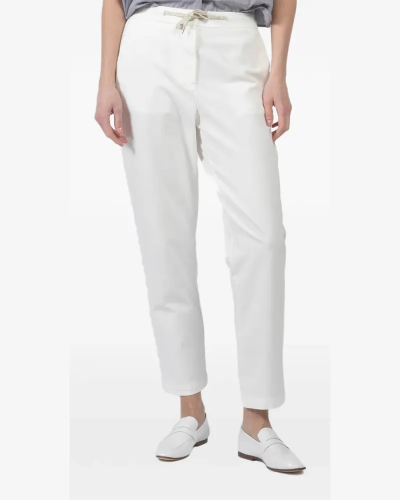 Eleventy Hose mit Kordelzug - Weiß Weiß