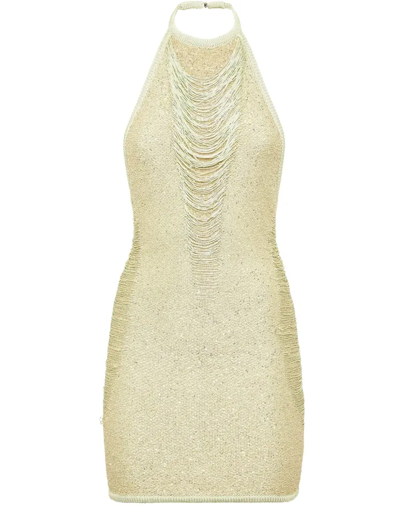 Philipp Plein Minikleid mit Pailletten - Rosa Rosa