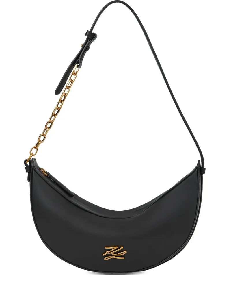 Karl Lagerfeld small K/Autograph shoulder bag - Schwarz Schwarz