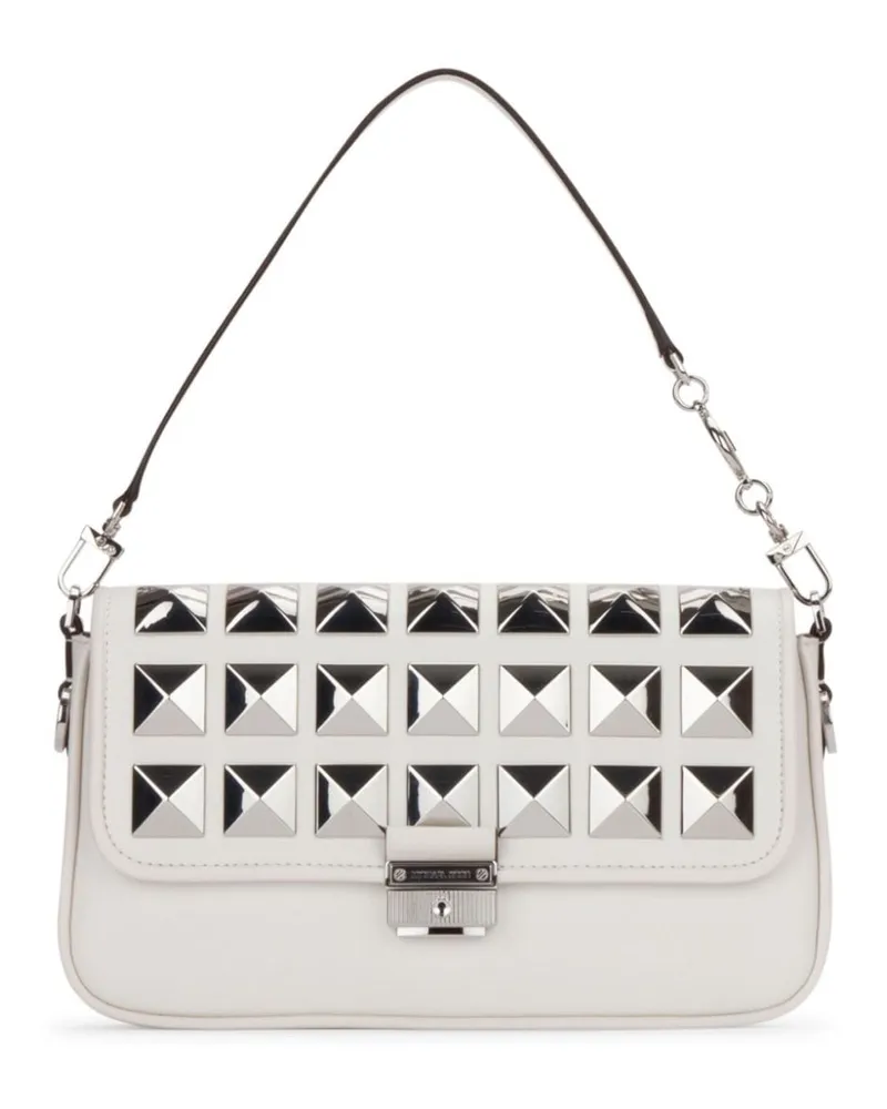 Michael Kors Clutch mit Nieten - Weiß Weiß