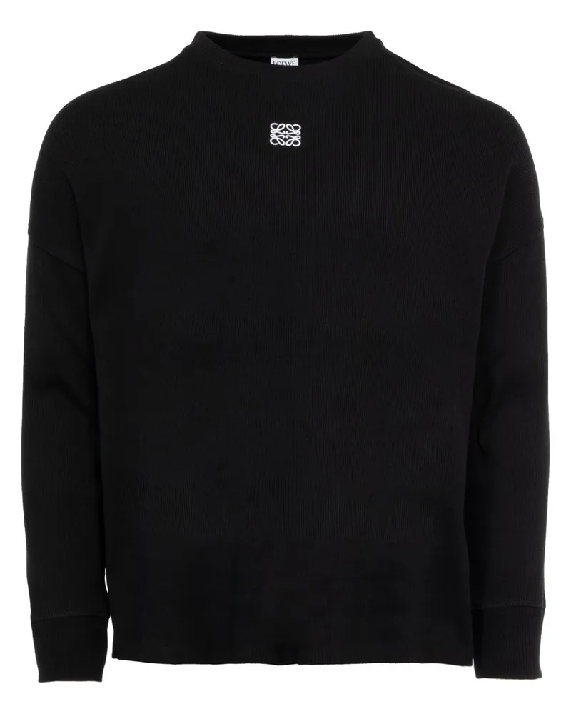 Loewe Pullover aus Baumwolle - Schwarz Schwarz