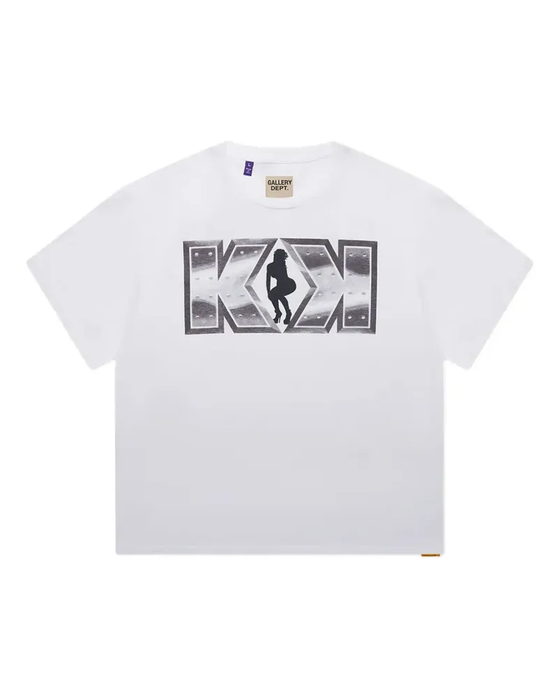 GALLERY DEPT. graphic-print cotton T-shirt - Weiß Weiß