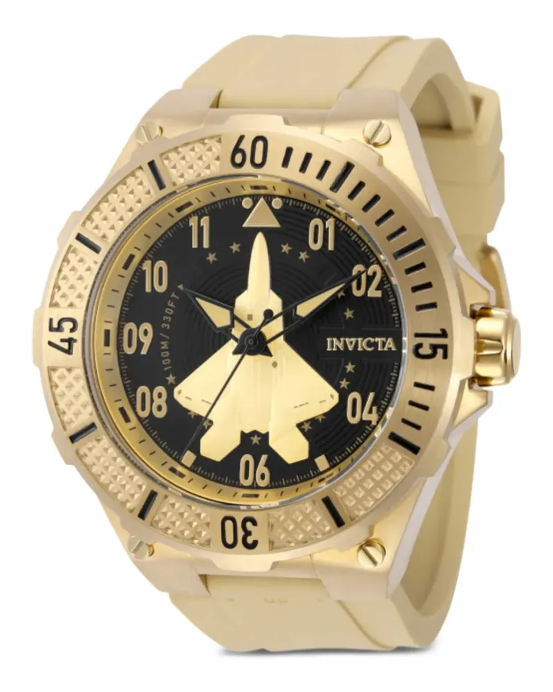 Invicta Pilot Armbanduhr 50mm - Schwarz Schwarz