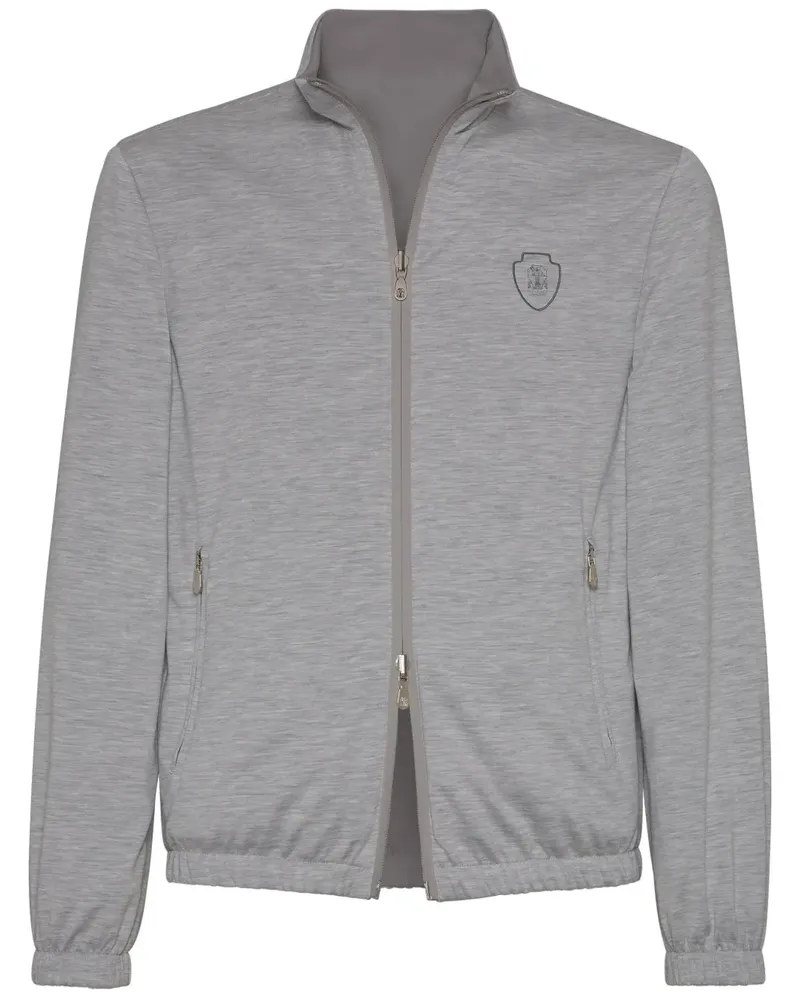 Brunello Cucinelli Jacke mit Anstecknadeln - Grau Grau