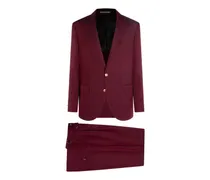 Einreihiger Anzug - Rot
