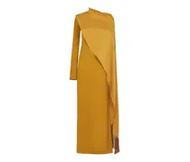 Drapiertes Mounia Abendkleid - Gelb