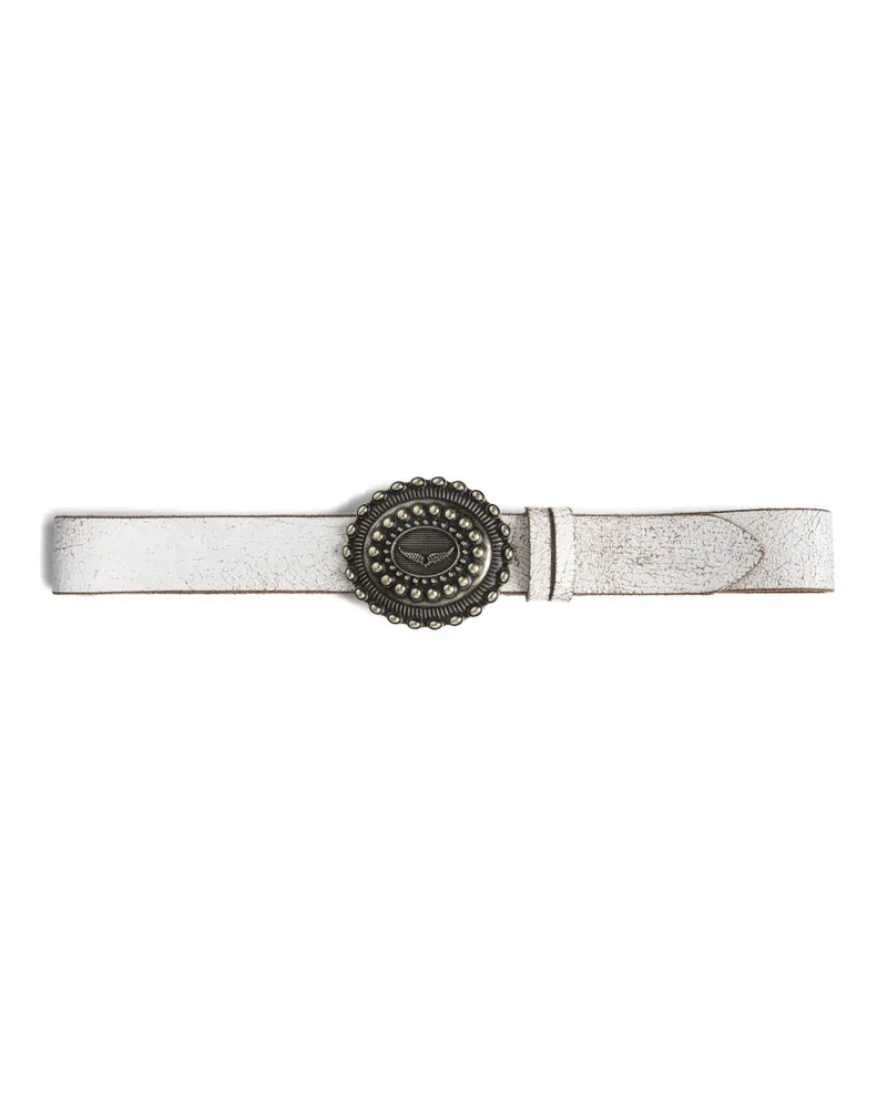Zadig & Voltaire Klassischer Gürtel - WHITE White