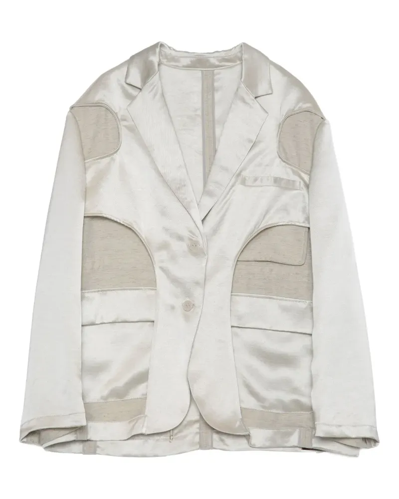 Muller of Yoshiokubo panelled-design jacket - Nude Nude