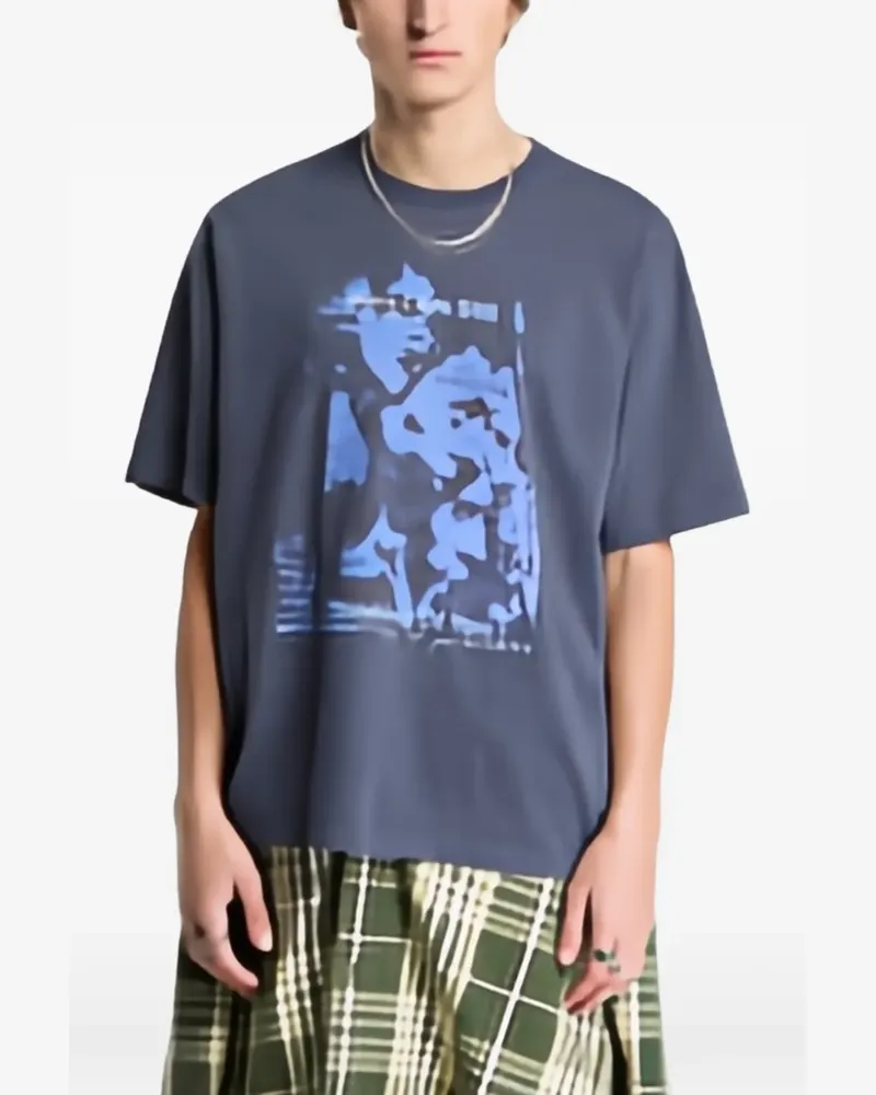 MISBHV Victim washed T-shirt - Blau Blau