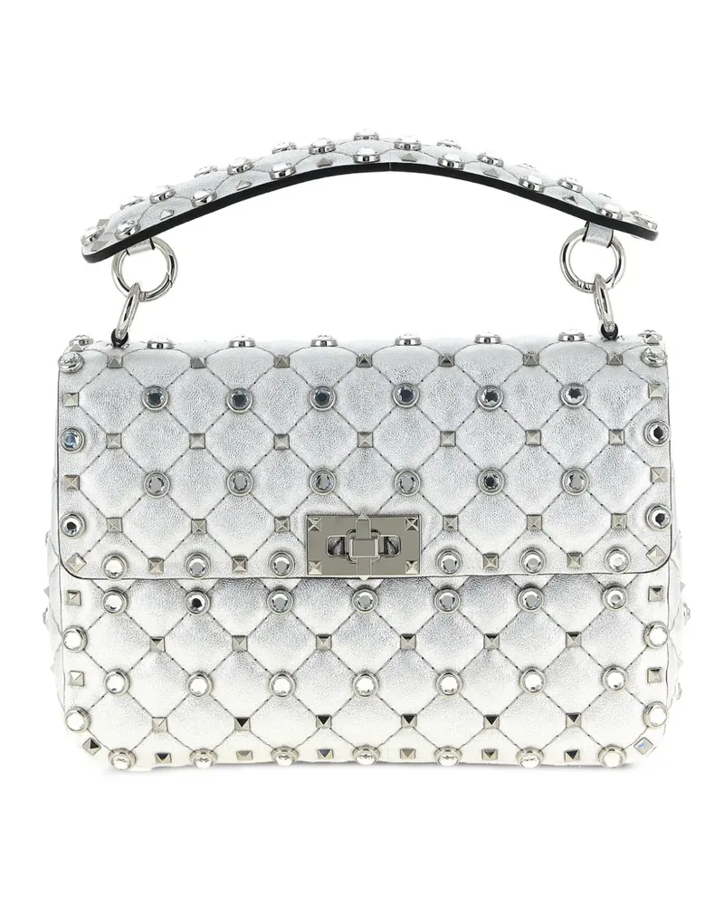 Valentino Garavani Rockstud Spike shoulder bag - Silber Silber