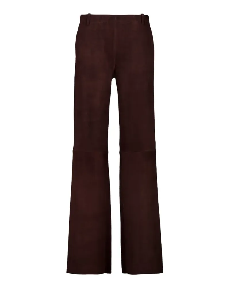 Stouls Oswald suede trousers - Braun Braun