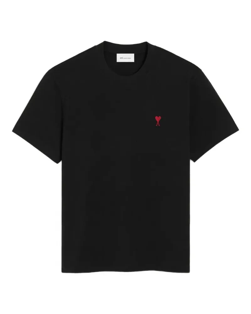 AMI Paris Klassisches T-Shirt - Schwarz Schwarz