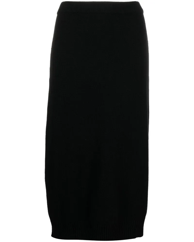 Moncler Gerader Strickrock - Schwarz Schwarz