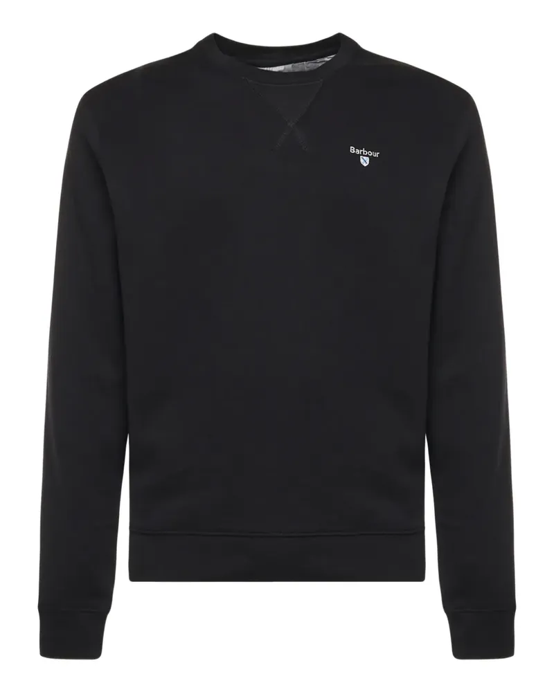 Barbour Sweatshirt mit Rundhalsausschnitt - Schwarz Schwarz