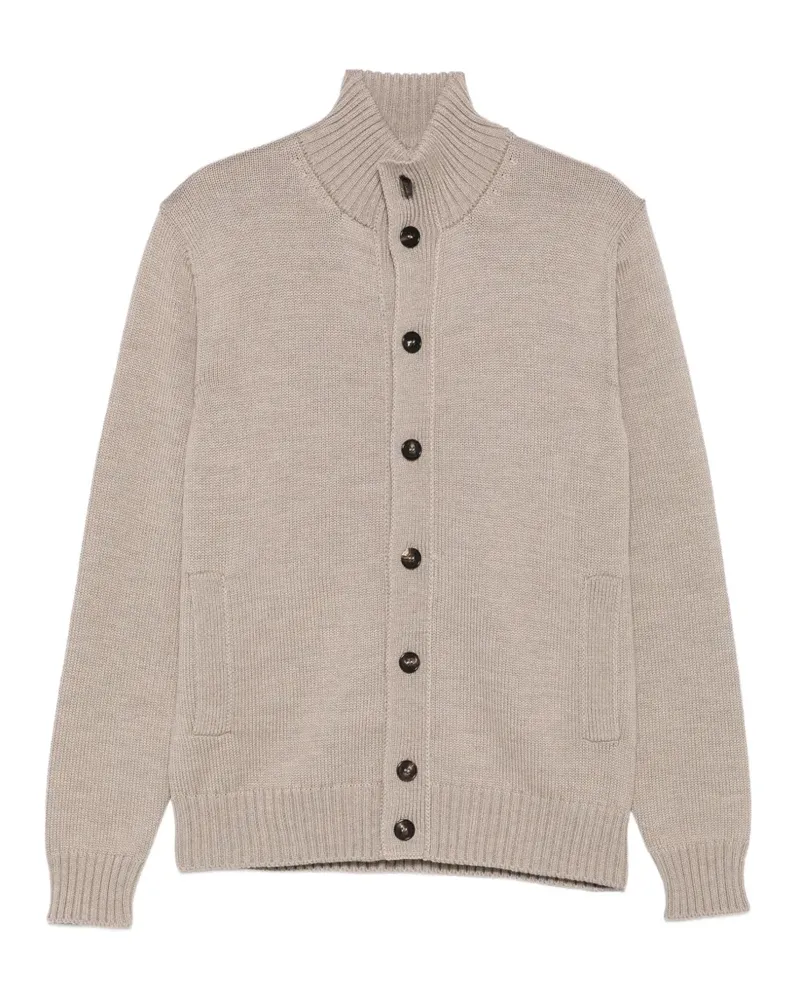 Zanone Cardigan mit Knopfleiste - Nude Nude