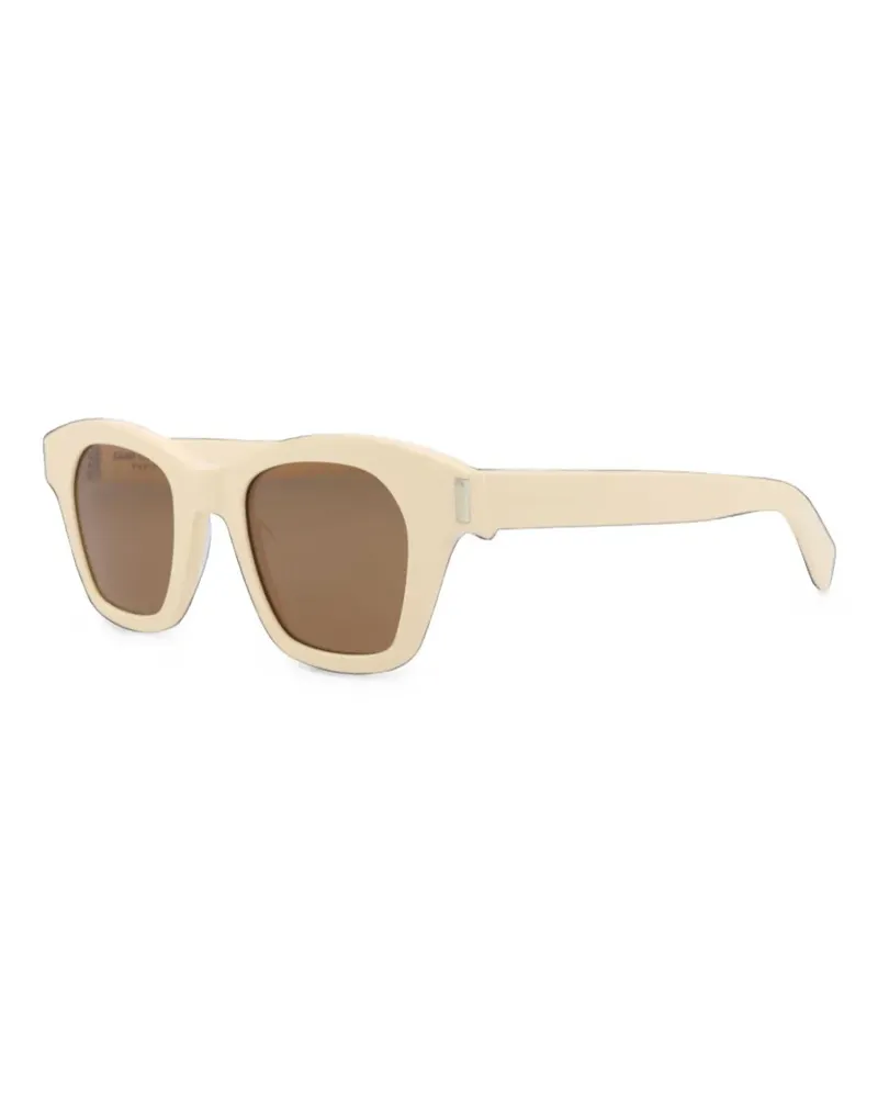Saint Laurent square-frame sunglasses - Nude Nude