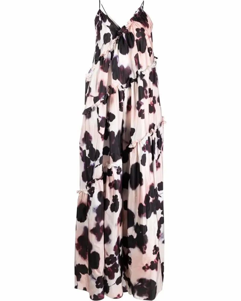 DEL CORE Jumpsuit mit Rüschen - Rosa Rosa