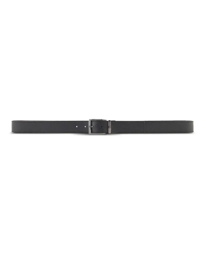 Emporio Armani Wendbarer Gürtel - Schwarz Schwarz