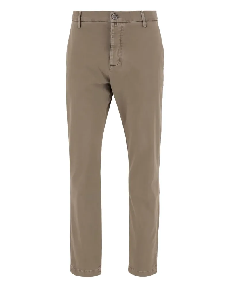 Jacob Cohën Chino mit Patch - Grau Grau