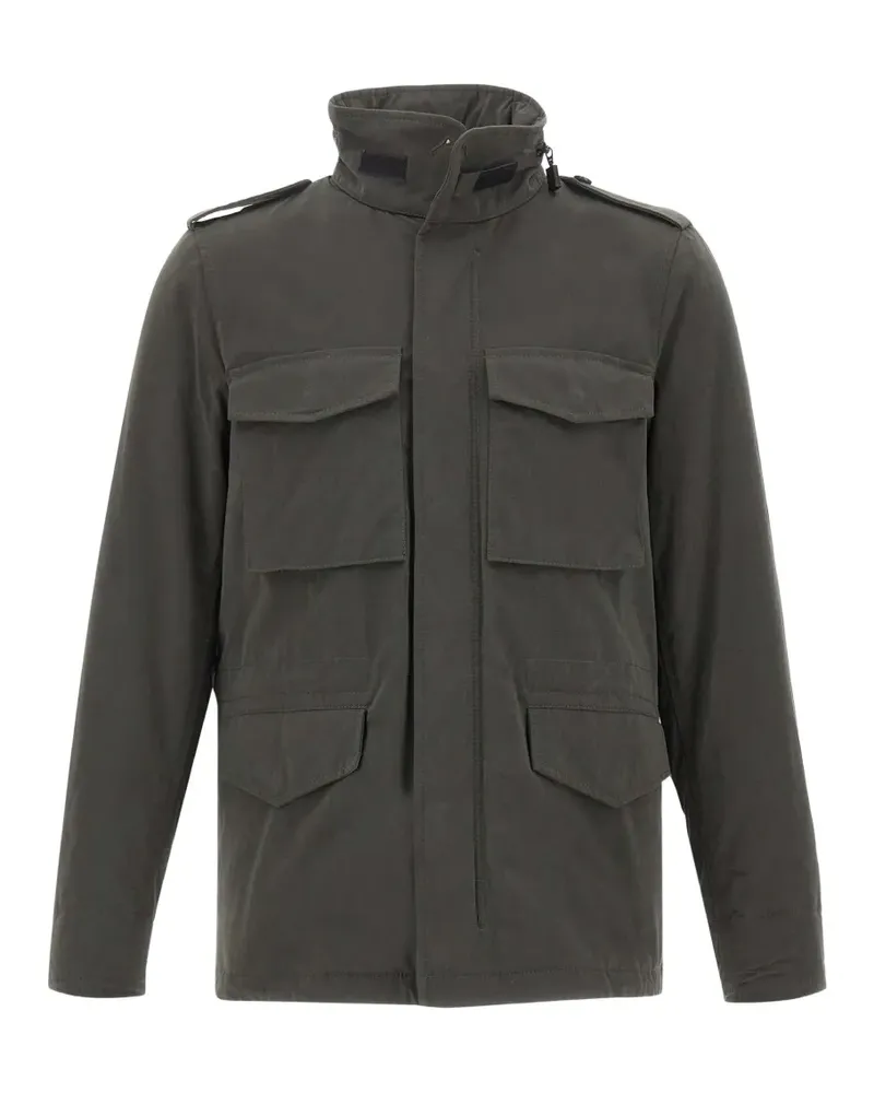 ASPESI Minifield shoulder-epaulette jacket - Grün Grün