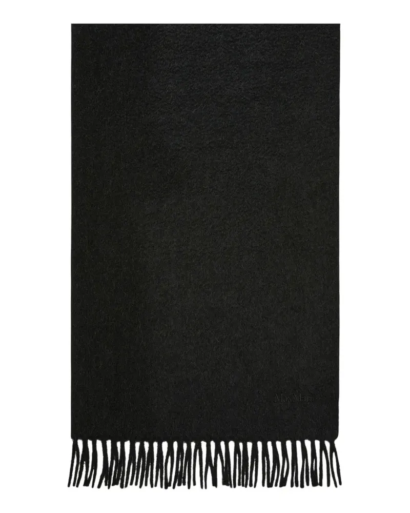 Max Mara fringed-edge scarf - Schwarz Schwarz