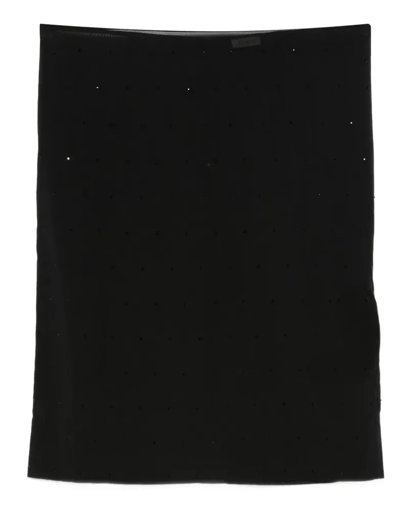 St. Agni Midirock mit Glasperlen - Schwarz Schwarz