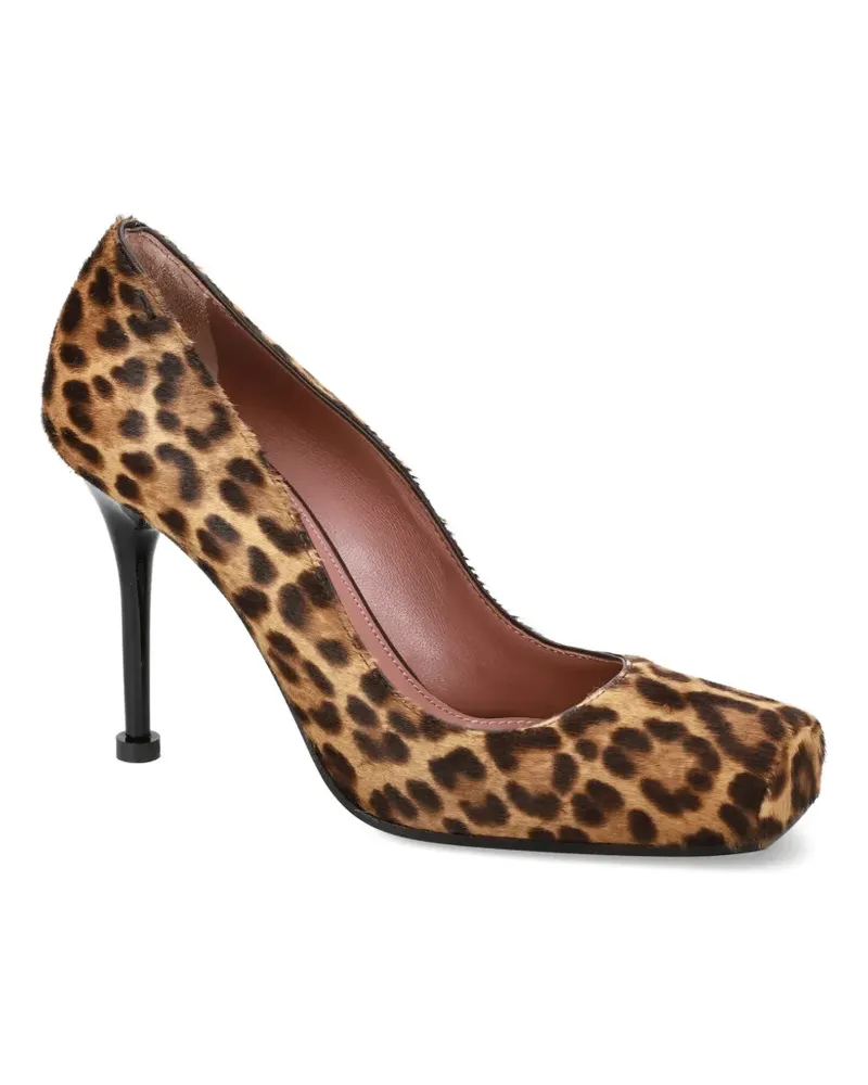 Premiata calf hair stiletto pumps - Braun Braun