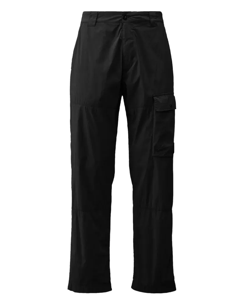 C.P. Company Cargohose im Utility-Look - Schwarz Schwarz