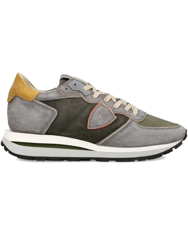 Philippe Model Tropez Haute Wildleder-Sneakers - Grau Grau