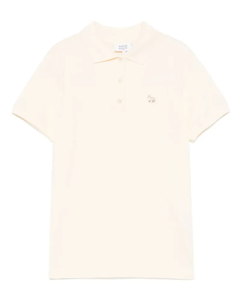 Kitsuné Klassisches Poloshirt - Nude Nude