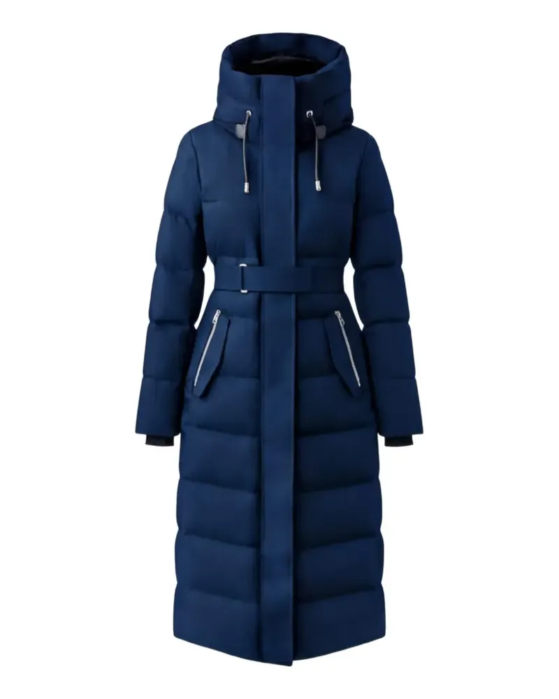 Mackage Shyla-Nfz quilted belted coat - Blau Blau