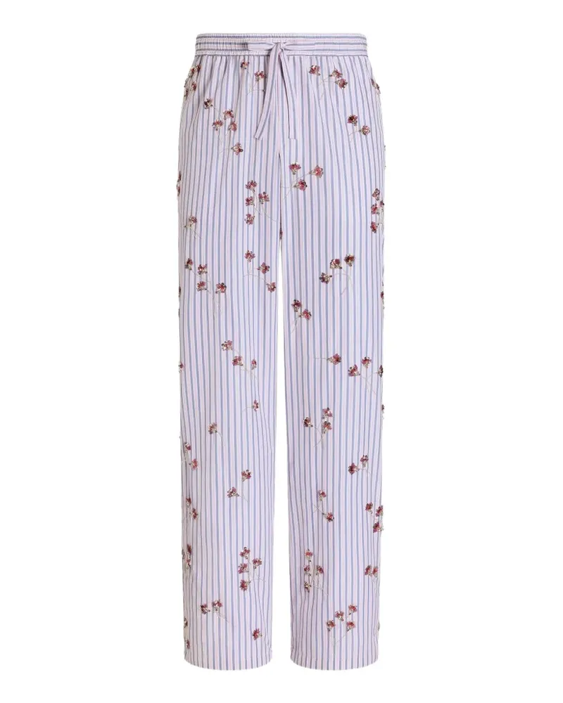 Dolce & Gabbana Hose mit Stickerei - Violett Violett