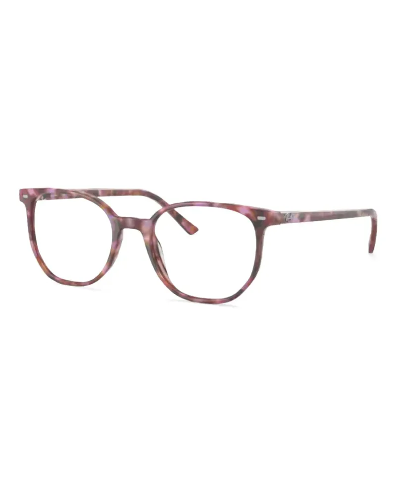 Ray Ban Elliot Brille mit rundem Gestell - Rosa Rosa