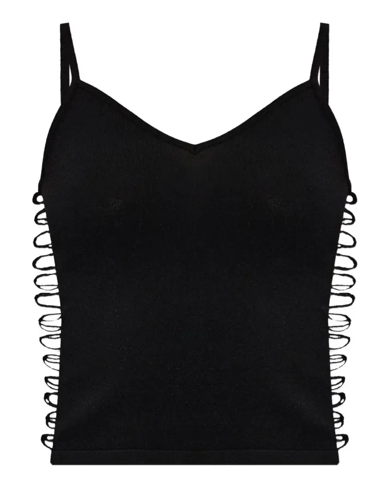 Dsquared2 lace-up vest - Schwarz Schwarz