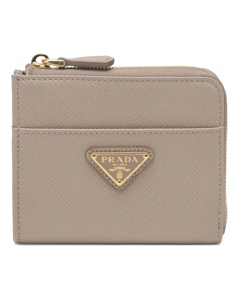 Prada Kleines Portemonnaie mit Reißverschluss - Rosa Rosa