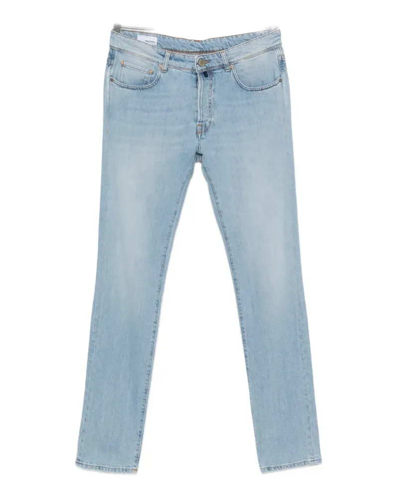Incotex faded-effect five-pocket jeans - Blau Blau