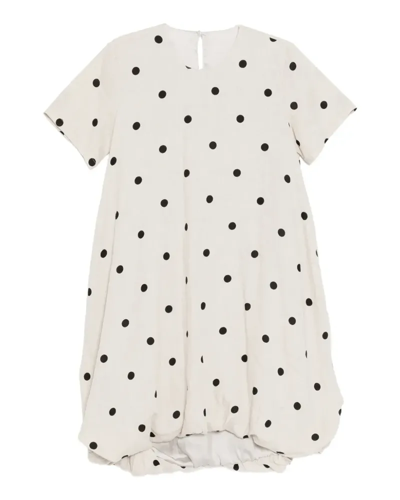 JNBY Ballonkleid mit Polka Dots - Nude Nude