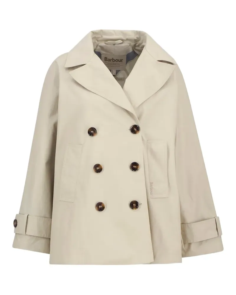 Barbour Doppelreihiger Maisy Mantel - Nude Nude