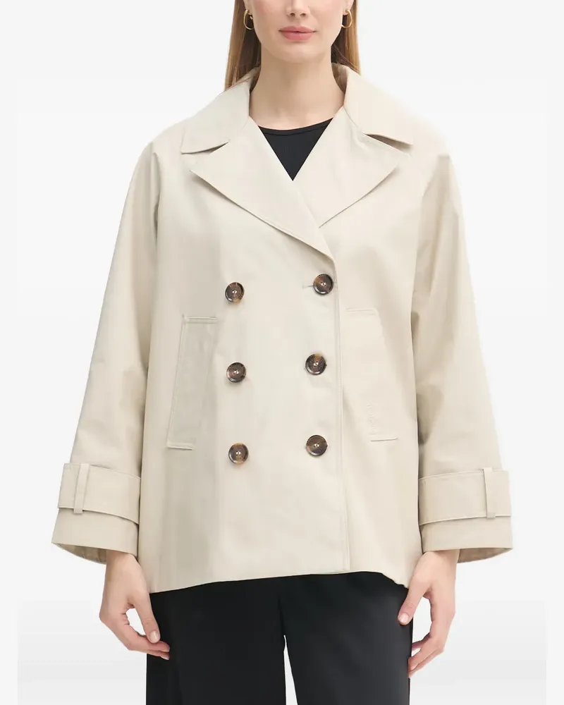 Barbour Maisy double-breasted coat - Nude Nude