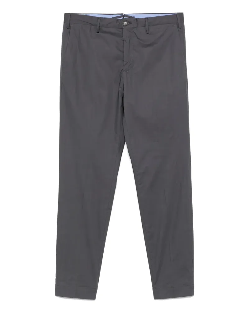 Incotex Popeline-Hose - Grau Grau
