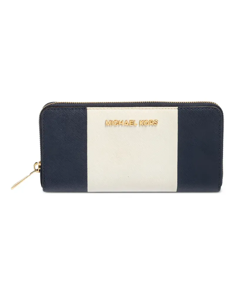 Michael Kors 2010s zweifarbiges Portemonnaie - Weiß Weiß
