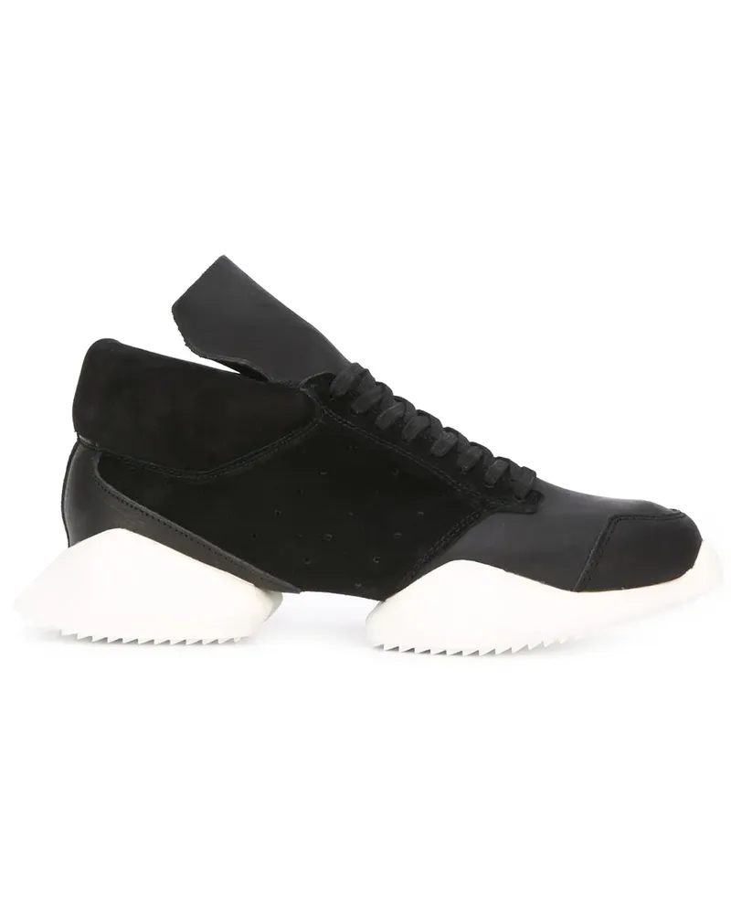 Rick Owens x Adidas 'Tech Runner' Sneakers - Schwarz Schwarz