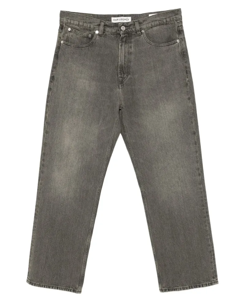 Our Legacy Third Cut Straight-Leg-Jeans - Grau Grau