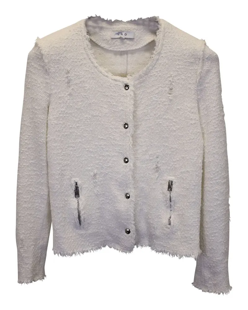 IRO Agnette Tweed-Jacke - Weiß Weiß