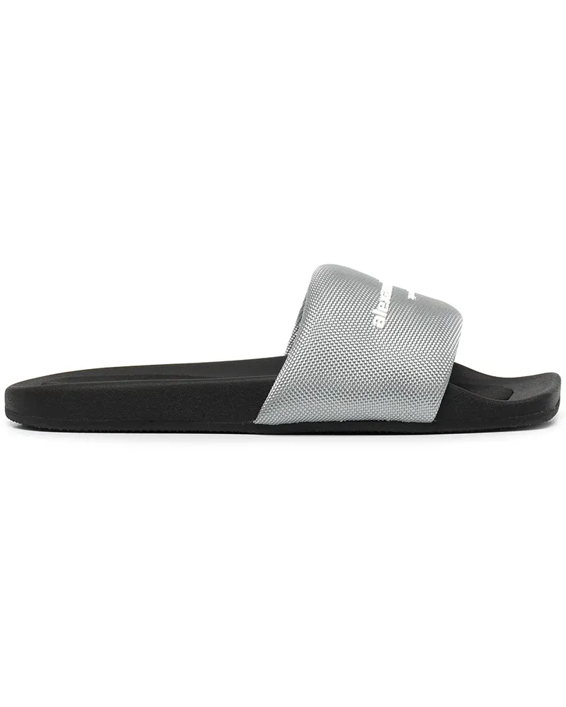 Alexander Wang Sandalen mit Logo-Print - Grau Grau