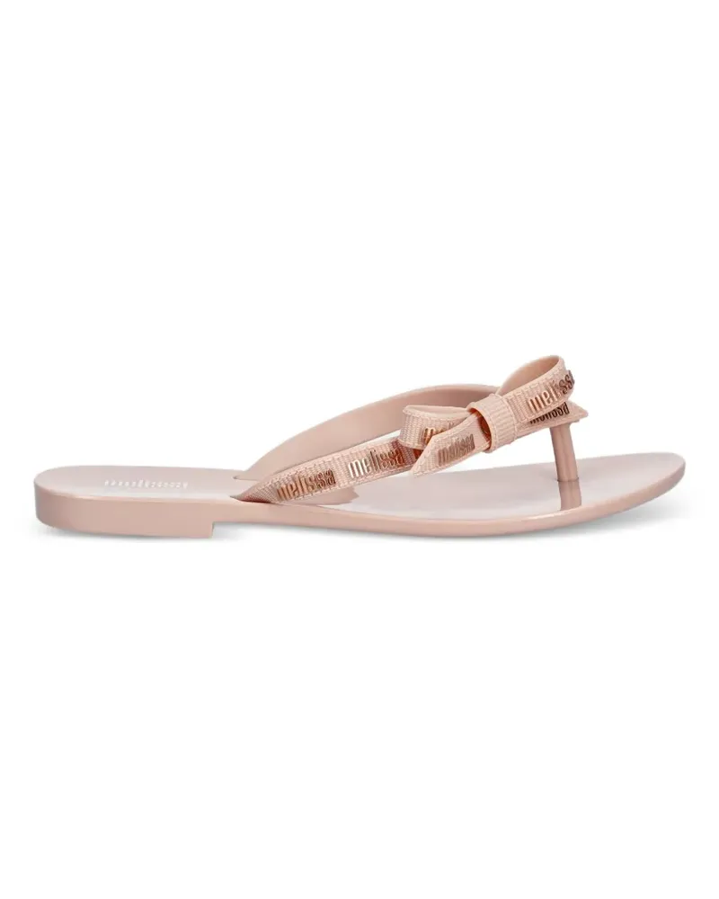 Melissa Harmonic M Flip-Flops mit Schleifendetail - Rosa Rosa