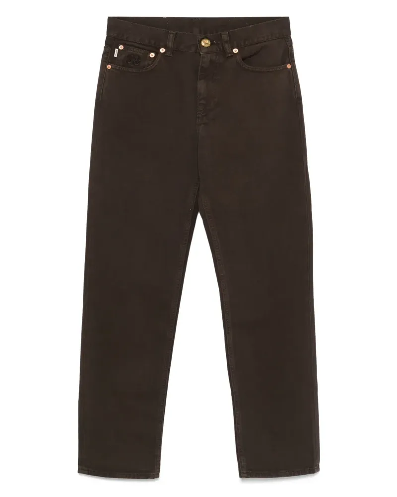 Blazé Milano Jeans mit Logo-Stickerei - Braun Braun