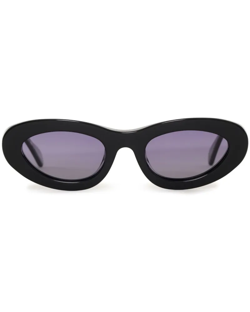 Anine Bing Roma Cat-Eye-Sonnenbrille - Schwarz Schwarz
